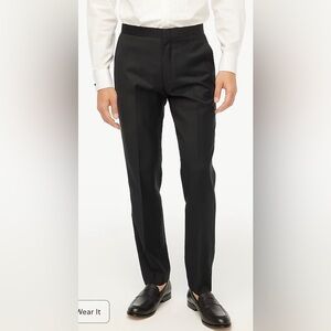 J. Crew Factory Slim-Fit Thompson Tuxedo Pant in Wool